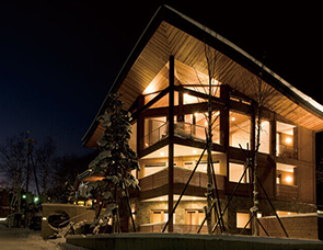 二面開放のリゾートハウス