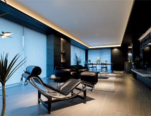 モノトーンの中に上質な安らぎが漂う