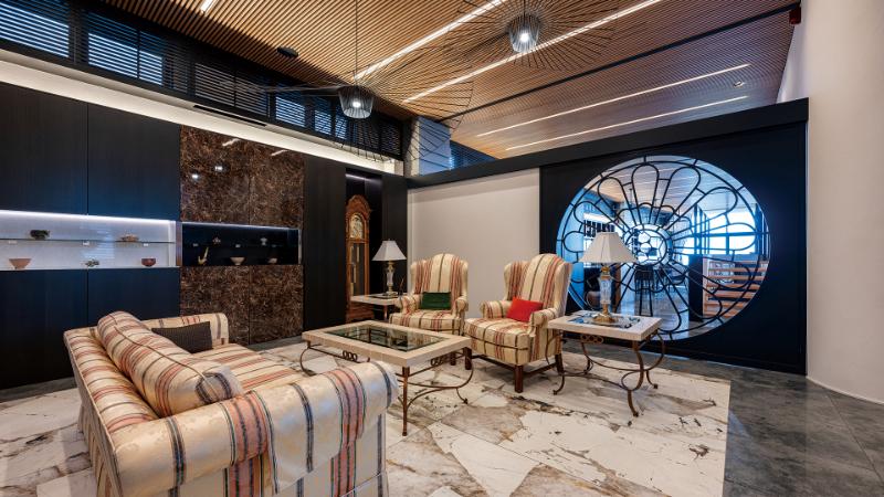 豪邸としてのセンスが光る洗練された家